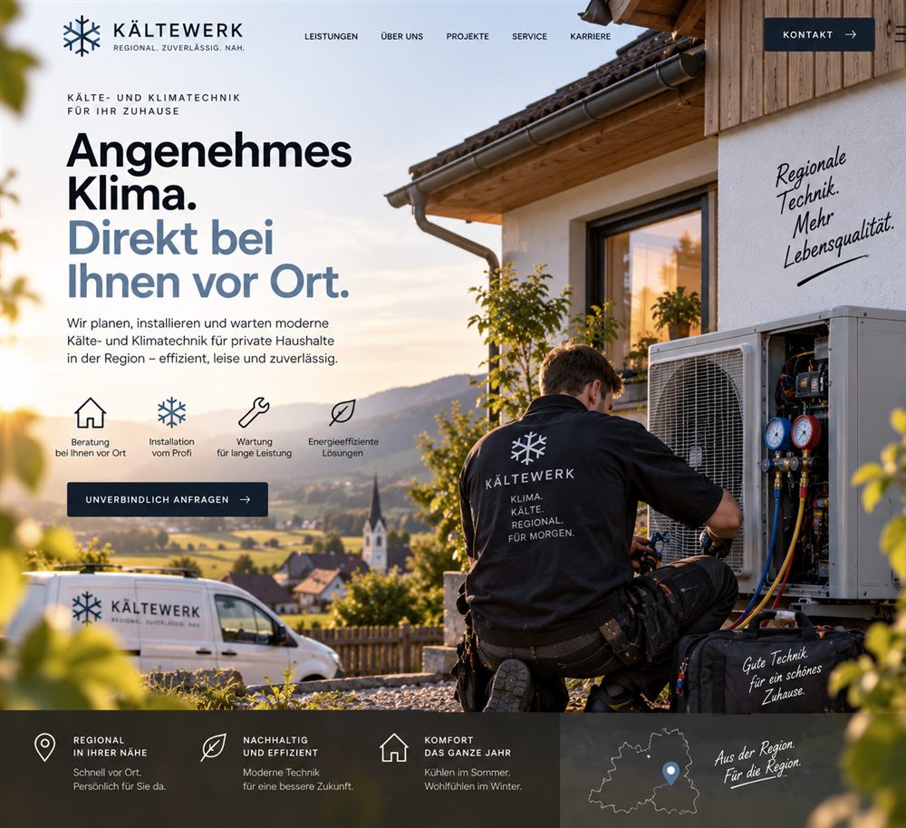Kälte- & Klimatechnik: Angenehmes Klima vor Ort