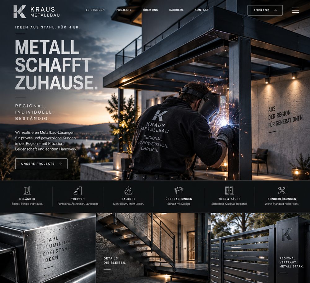 Metallbau: Ideen aus Stahl