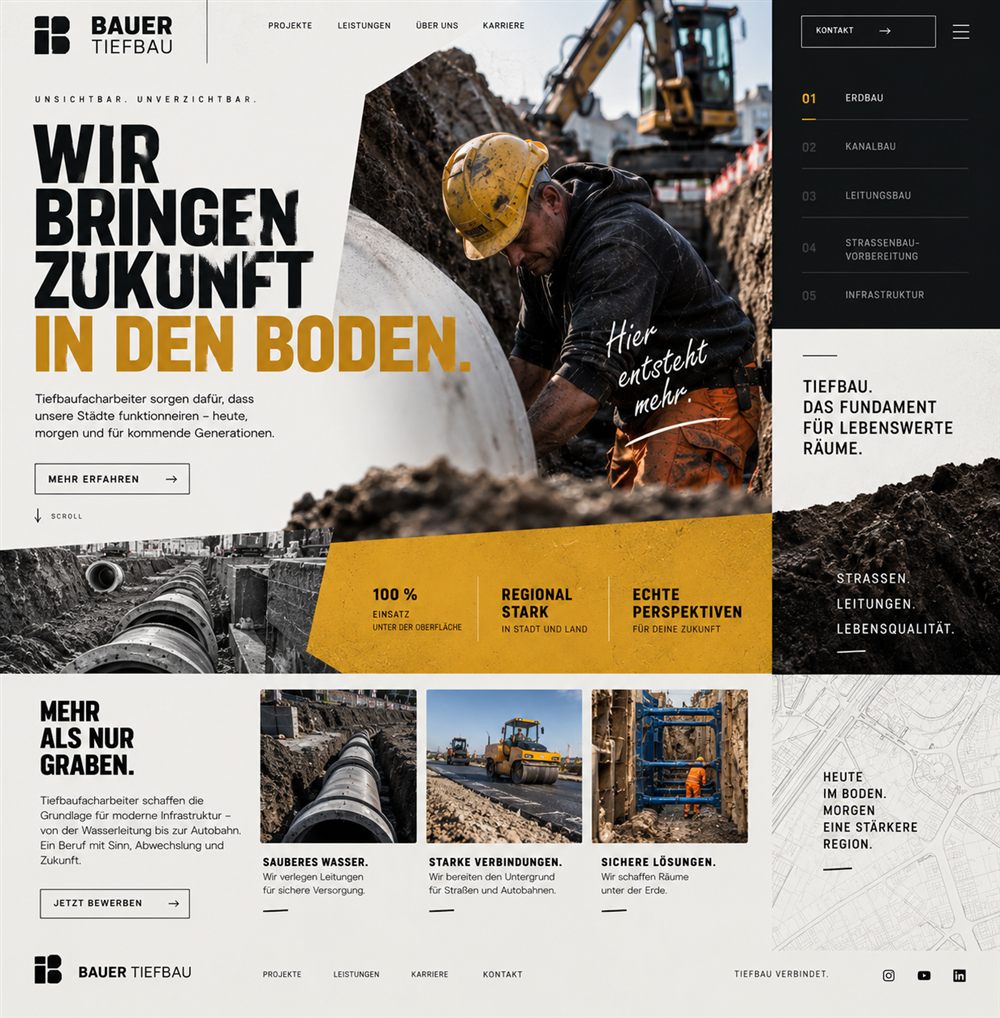 Tiefbau: Fundament für die Zukunft